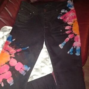 Amiri tie dye skinny jeans